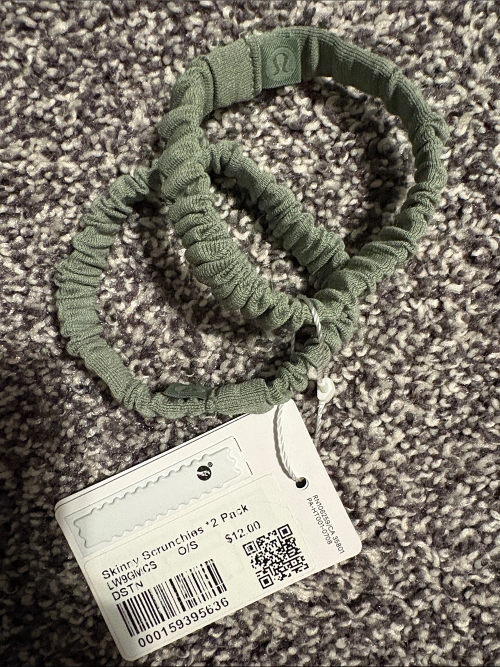Lululemon Skinny Scrunchies *2 Pack